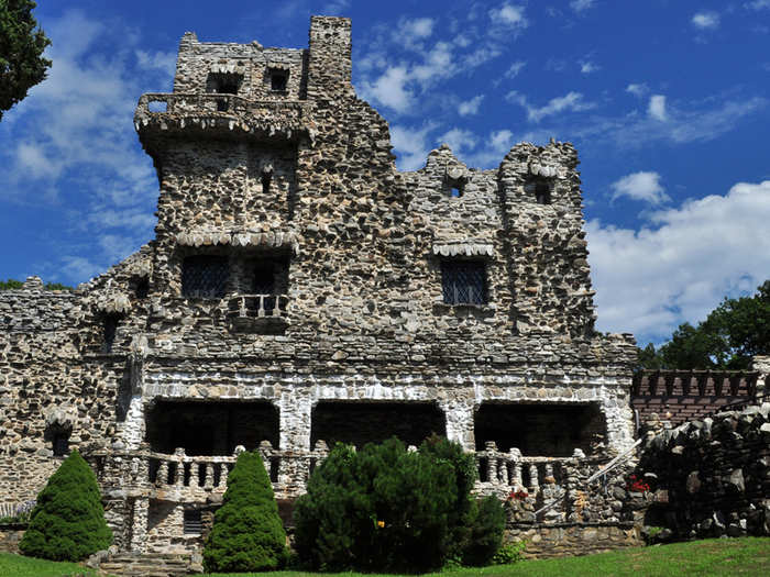 CONNECTICUT: Gillette Castle was built in 1919 as a home for the famous actor and playwright William Gillette. Though the castle