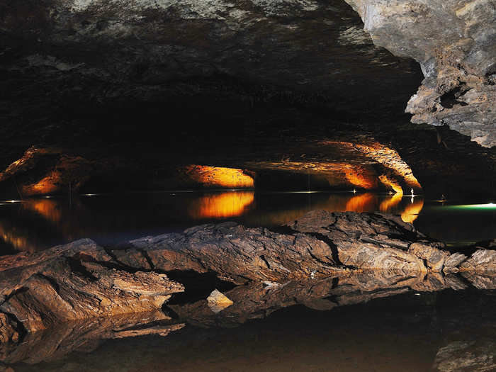 TENNESSEE: The Lost Sea, which is 140 feet below ground level, is the largest underground lake in the country. A guided tour will give you the chance to observe the area