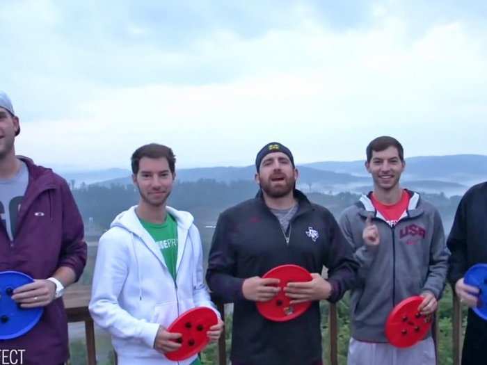 17. "Dude Perfect" (Coby Cotton, Cory Cotton, Cody Jones, Tyler Toney, Garrett Hilbert)