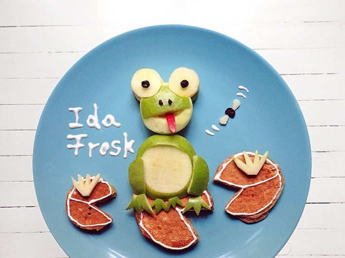 Ida says she continues to be surprised that her food art is so popular. "I suppose the reason behind that is it