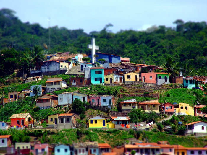 Even the favelas (slums) in Rio are beautiful in their own way.