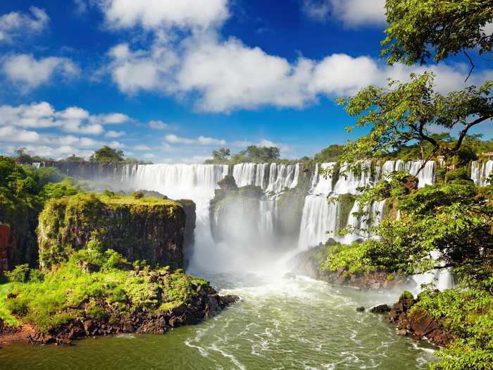 Iguaçu Falls, which sits at the border of Argentina, is a UNESCO World Heritage Site and one of the most spectacular waterfalls in the world.