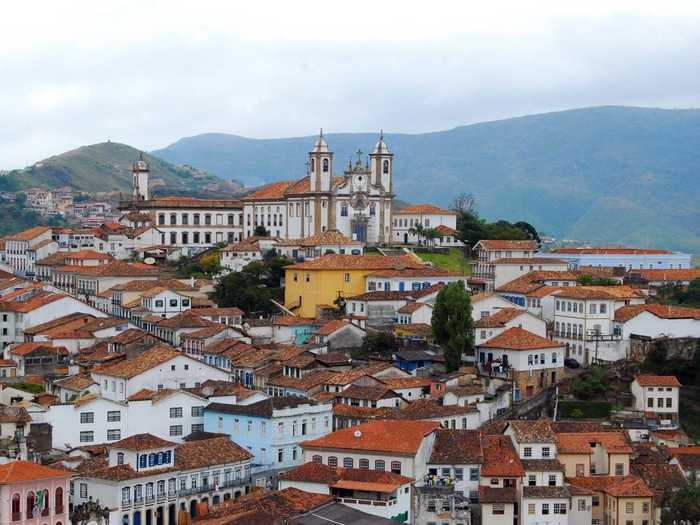 Several other cities are designated UNESCO World Heritage Sites, including the picturesque colonial city of Ouro Preto, with its sloping red roofs, Baroque churches, and cobblestone streets.