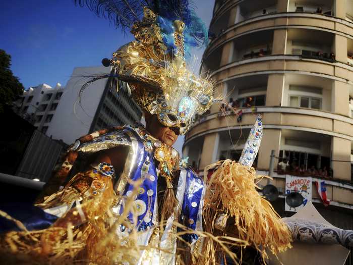 Rio is best-known for its massive Carnival celebrations, but Salvador also has a lively celebration.