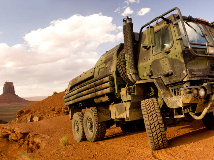 The $170,000-$380,000 Oshkosh Defense Medium Tactical Vehicle will appear as a transformer first introduced in 1984.