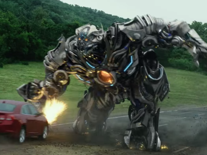 The truck will transform into Galvatron who also ends up being a human-made Transformer modeled after Optimus Prime.