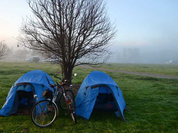 Ireland was the first country on the second part of the adventure.  It was much tougher to get camping spots in Ireland than in Australia. I spent the first night on this farm.