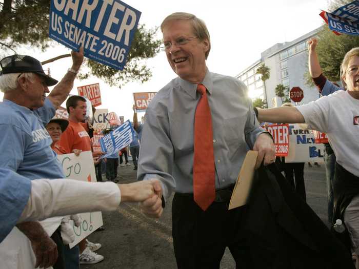 Jack Carter ran for a Nevada seat in the U.S. Senate.