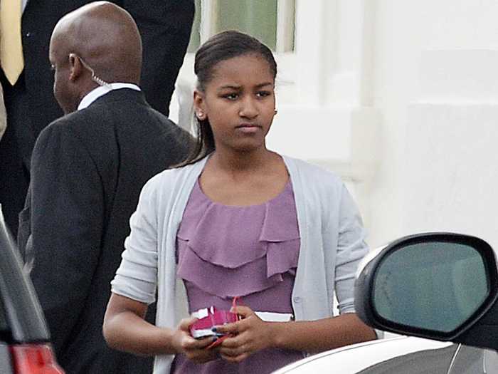 Sasha Obama just turned 13.