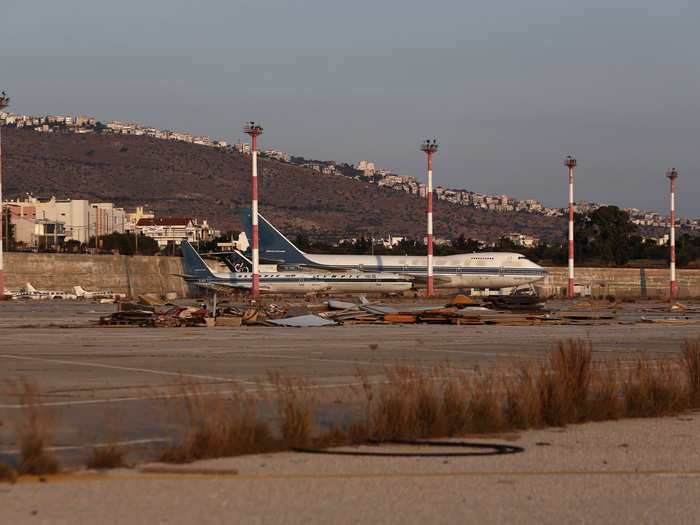 Years later, a pair of Olympic Airways