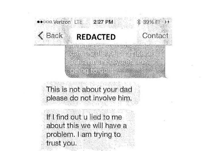 Wolfe allegedly told Mateen she was feeling harassed by him.