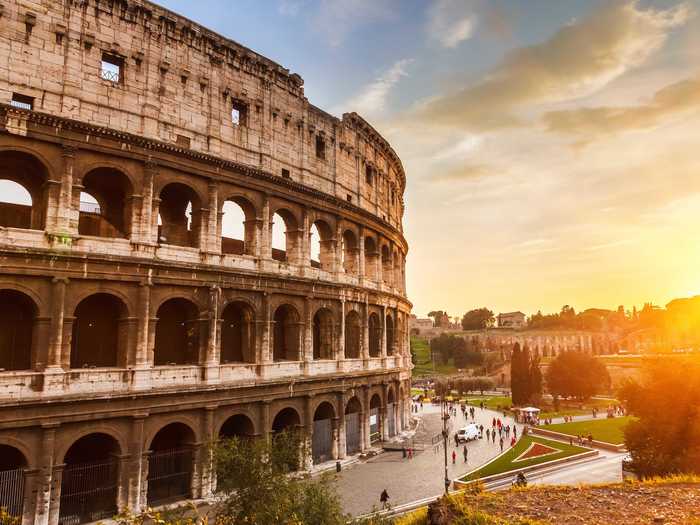 Explore the ruins of Rome