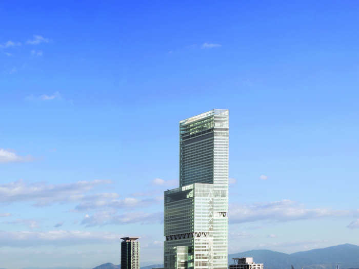 FINALIST (Asia & Australasia): Abeno Harukas, Japan. At 984 feet tall, this office building/hotel/retail center is the tallest in Japan. However, its biggest accomplishment is making space for greenery with sunlit sky lobbies and an open-air courtyard.