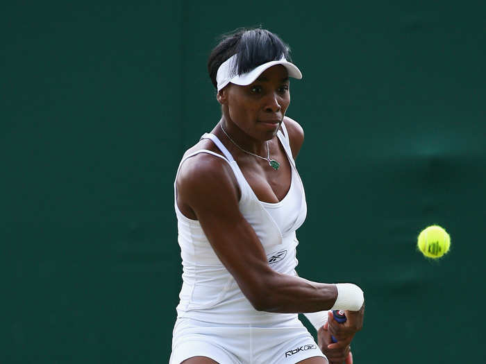 In 2007, Venus Williams wore some very short and tight white shorts