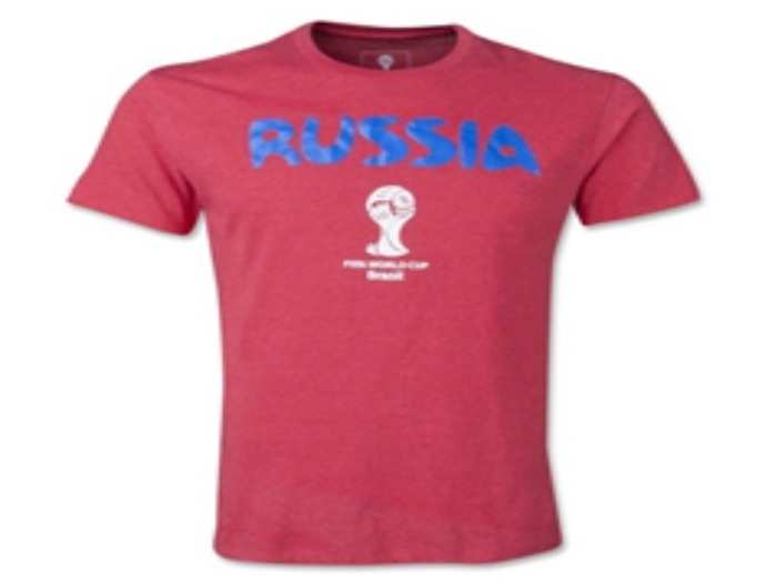 Russia 2014 FIFA World Cup T-shirt (heather red)