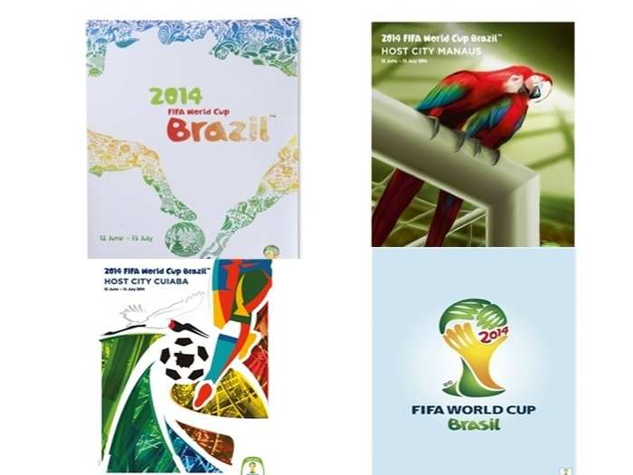 FIFA World Cup 2014 Host City Posters 