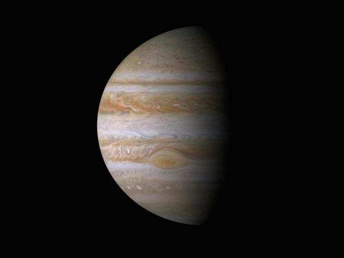 On its way to Saturn, Cassini snapped this portrait of Jupiter from 6.2 million miles away composed of 27 images.