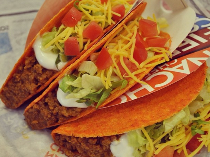 24. Tex-Mex tacos are totally American. The Doritos Locos Taco, one of the best-selling fast food innovations of all time, is an American favorite.