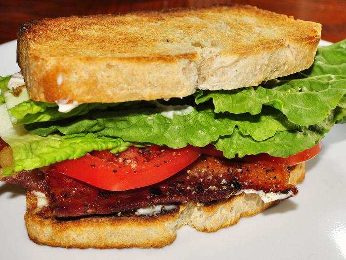 7. The BLT is one of the classic American sandwiches.