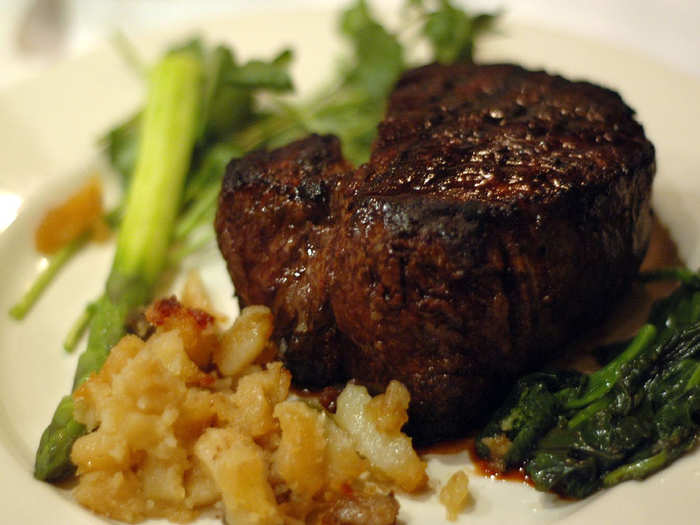 1. A nice steak is the ultimate indulgence in American cuisine.