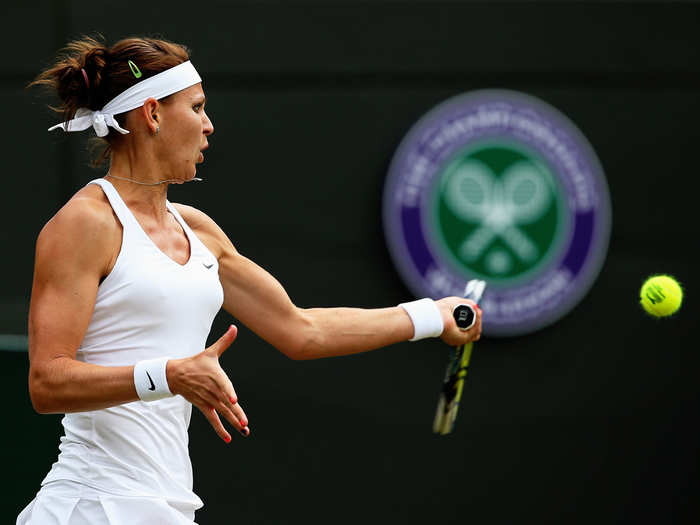 Lucie Safarova played the best tennis of her life at Wimbledon.