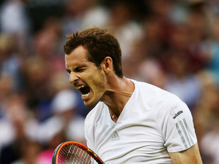 Andy Murray might run down more balls than anyone in all of tennis.