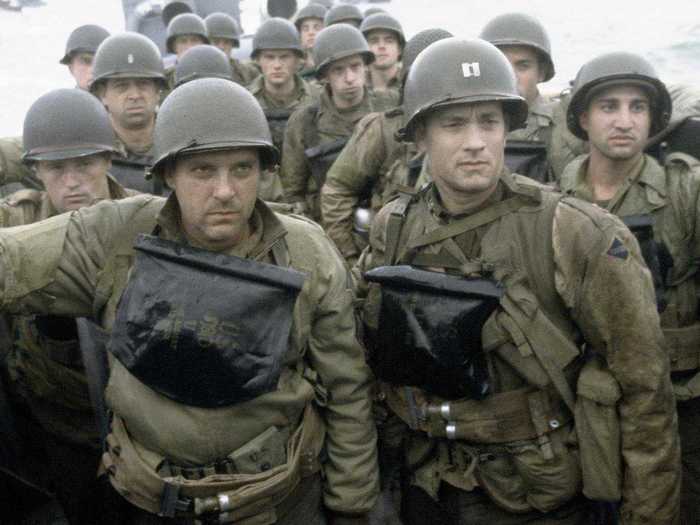 "Saving Private Ryan" (1998): A World War II (Tom Hanks) makes it his mission to rescue Private Ryan (Matt Damon), the sole survivor among four military sons.