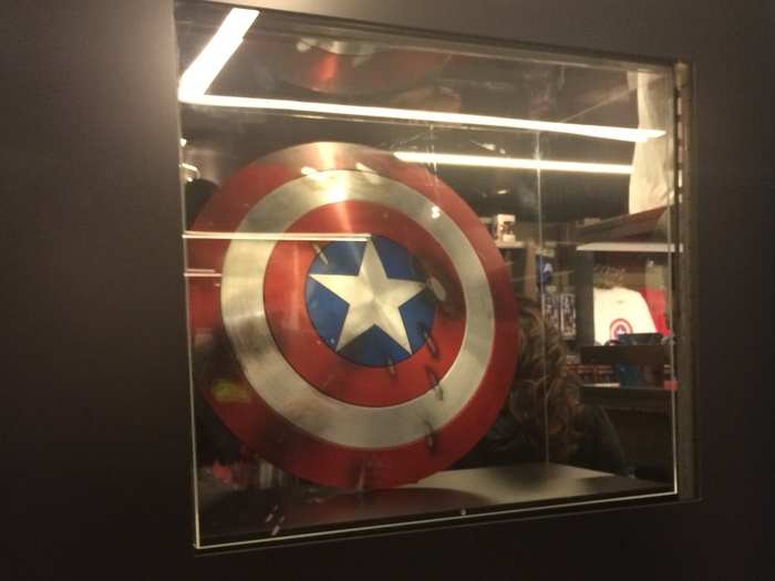 You can also see a glimpse of one of Captain America