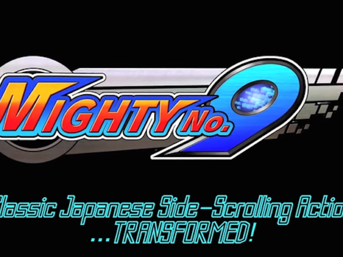 "Mighty No. 9," a classic Japanese side-scrolling game