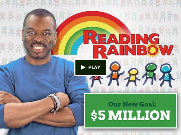 "Reading Rainbow," an interactive library making reading fun for kids