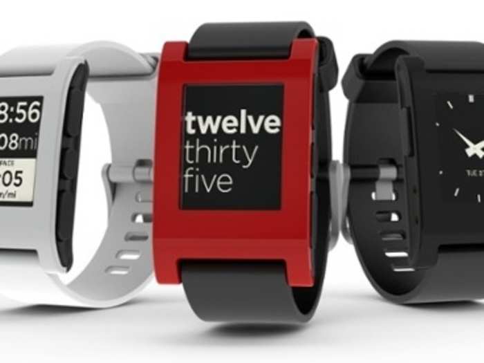 Pebble, an e-paper watch for iPhone and Android