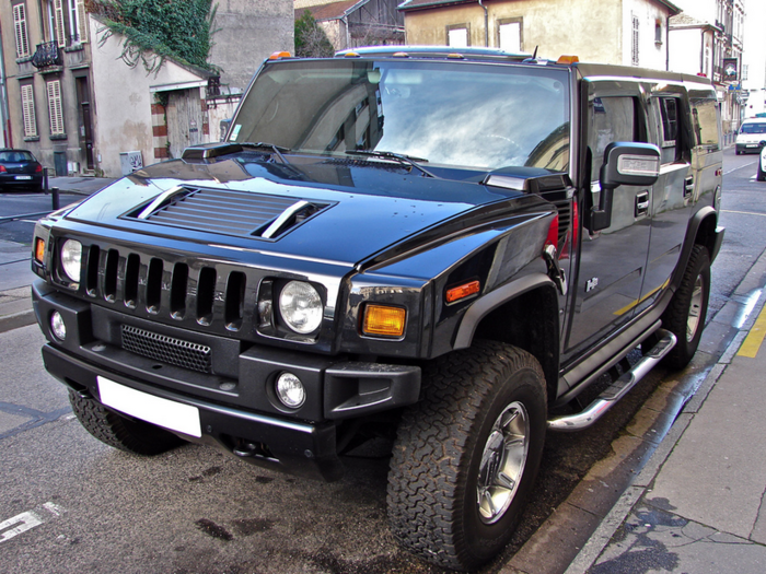 For a change of pace, Dell can ride around Austin in his monstrous 2005 Hummer H2.