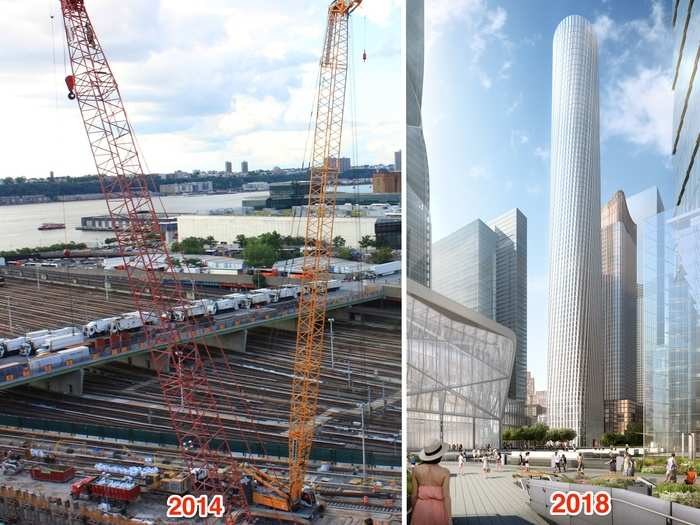 35 Hudson Yards, on the corner of 33rd Street and 11th Avenue, will be a 79-story residential building.