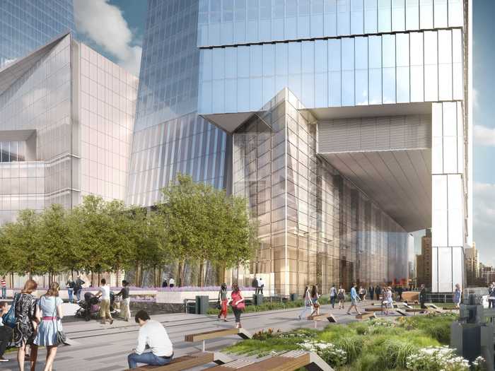 The High Line will continue to rope around Hudson Yards, but visitors will also be able to enter the Eastern Rail Yard