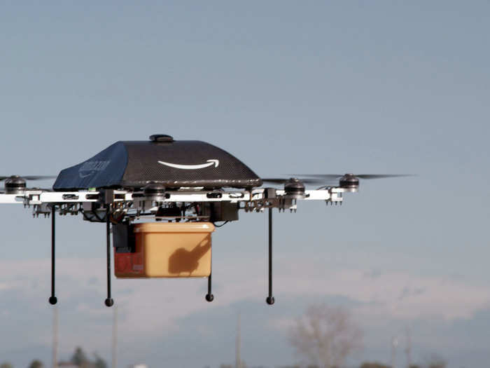 Late 2013, Bezos made a splash by announcing on "60 Minutes" that Amazon was working on drones that could deliver orders in 30 minutes.