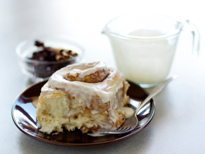 MONTANA: Woodside Bakery in West Yellowstone serves heavenly cinnamon rolls, as well as flavored scones brownies, and cookies.