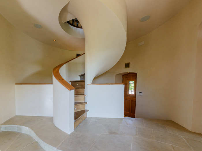 These spiral stairs lead to...