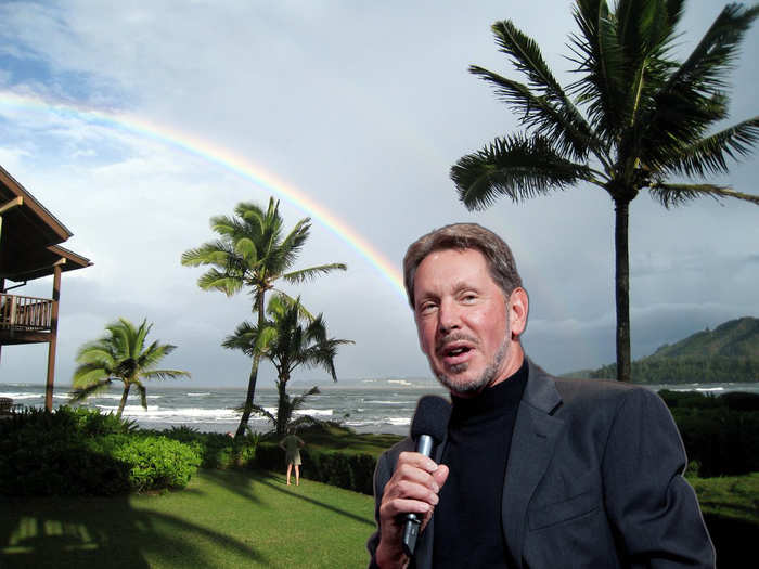 Oracle CEO Larry Ellison is arguably the king of extravagant toys, with a huge real estate portfolio and a collection of fast cars and military planes to his name. In 2012, he paid more than $500 million for the island of Lanai, which he plans to develop into a model of sustainable living. Later that year, he bought Island Air to help shuttle guests out there.