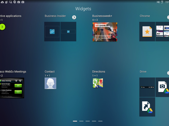 Customize your home screen with widgets