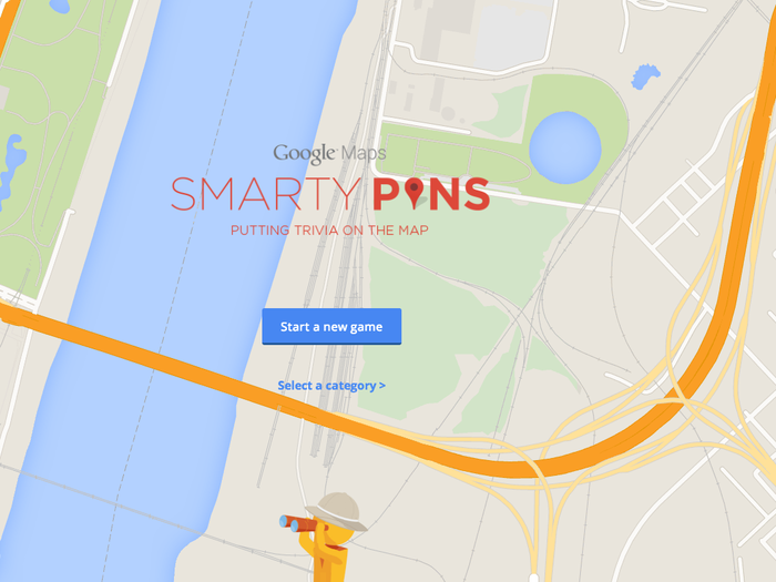 Google recently released a fun new Maps game called SmartyPins that gives you geographic trivia.