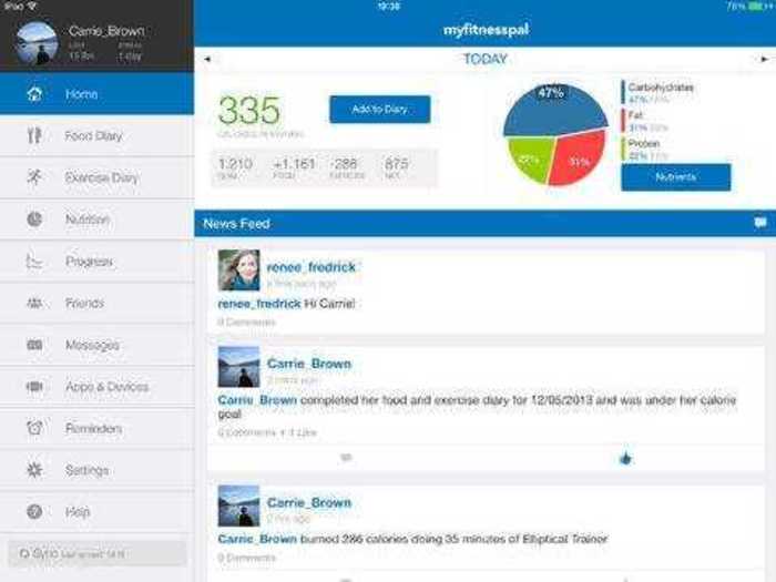 MyFitnessPal helps you track your eating and lose weight.