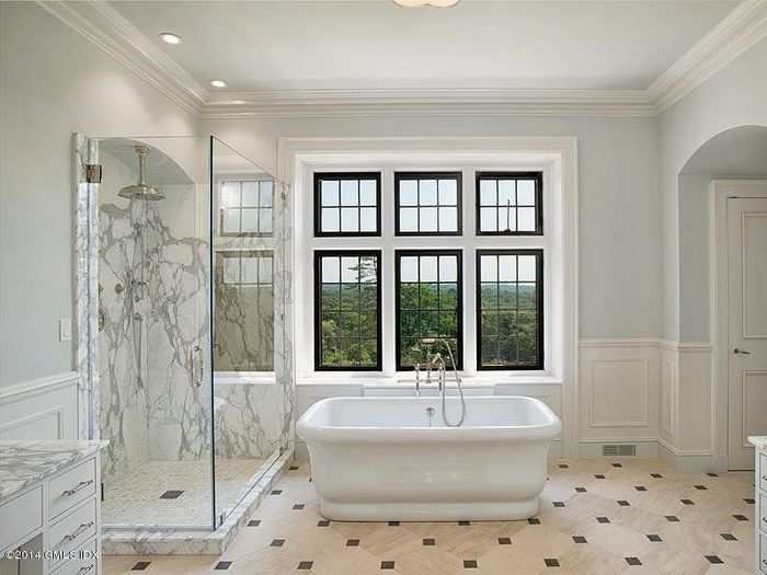 Enjoy the beautiful views, even while showering.