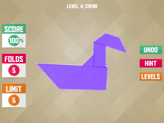 "Paperama" is an Origami-based puzzle game.