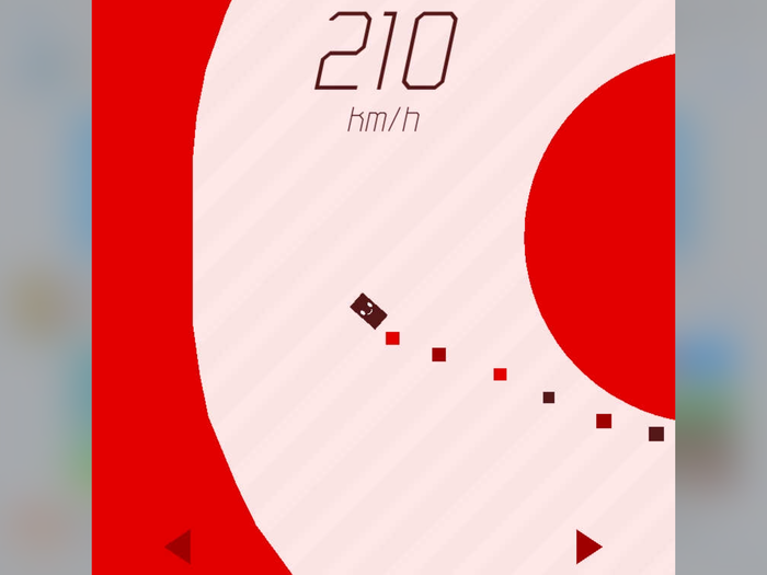 "No Brakes" is a simplistic app with some tricky controls.