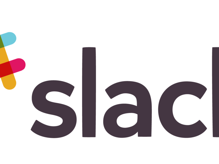 Slack, a communications platform for businesses, uses a pretty multicolored hashtag as its logo.