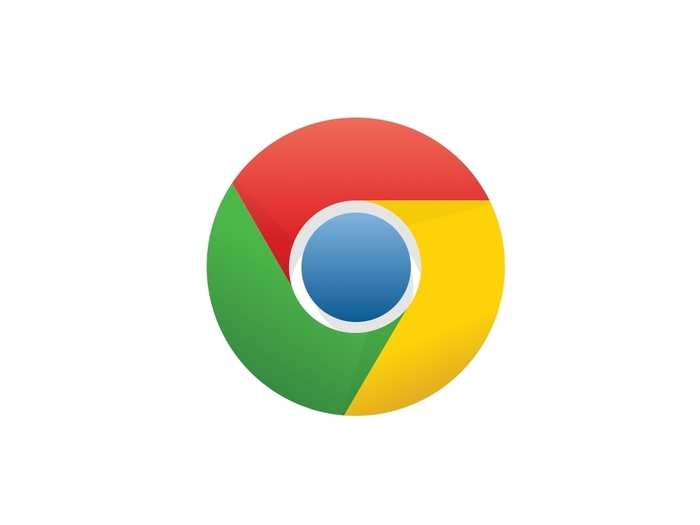 The Google Chrome logo uses the company