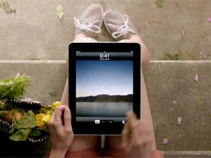 Jobs got in a huge fight with his ad team over what the iPad commercials should look like