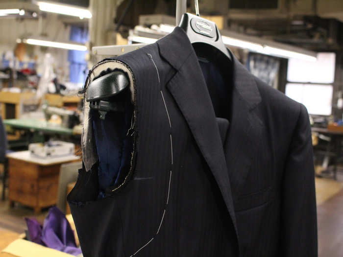 No two people are alike. When a tailor makes a suit by hand, he has endless flexibility to customize the garment to every square inch of its owner.