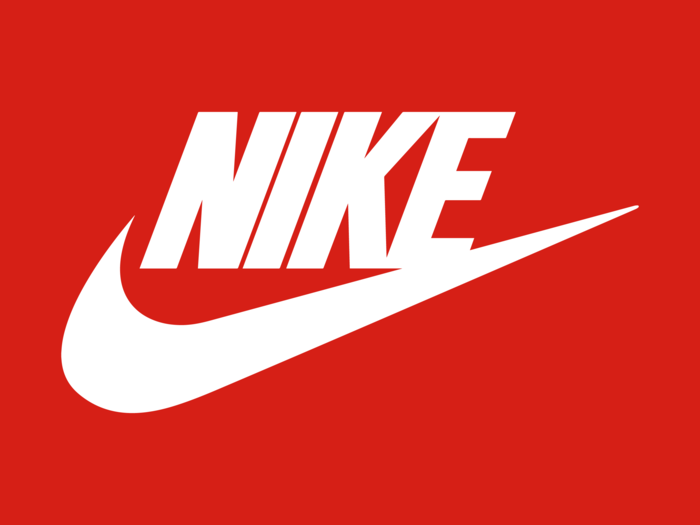 Nike uses a variation of the Futura font in its logo and on its t-shirts.