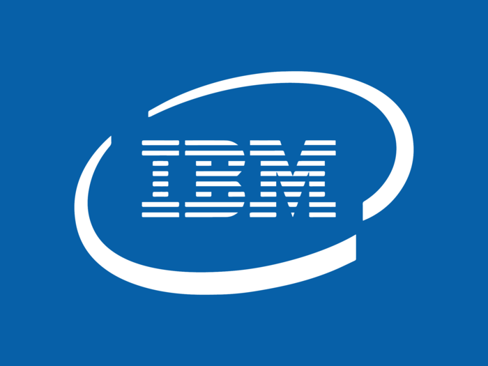 IBM says the horizontal stripes in its logo, introduced in 1972, are meant to convey "speed and dynamism."